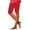 Red, variant on Hontri Capri Pants for Women Black Womens Capri Pants