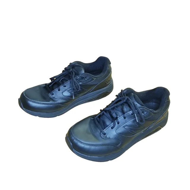 New Balance 928 Men Size 11 Wide 2E Black Leather Casual Shoe Sneaker MW928BK3