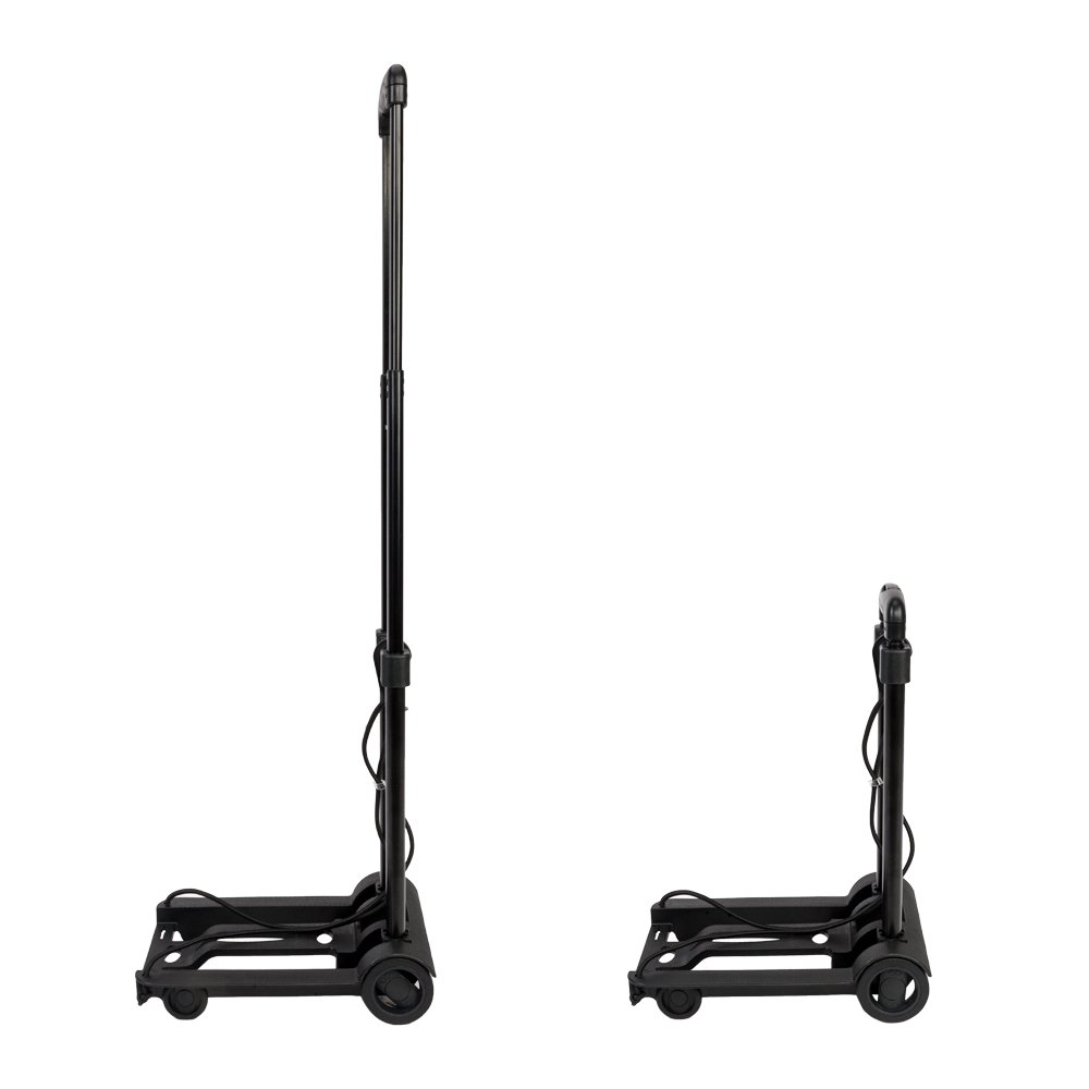 The Power Wear Portable Mini Folding Luggage Cart Black