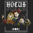 thumbnail image 2 of Men's Hocus Pocus Round Moon Graphic Tee Black 3X Large, 2 of 5
