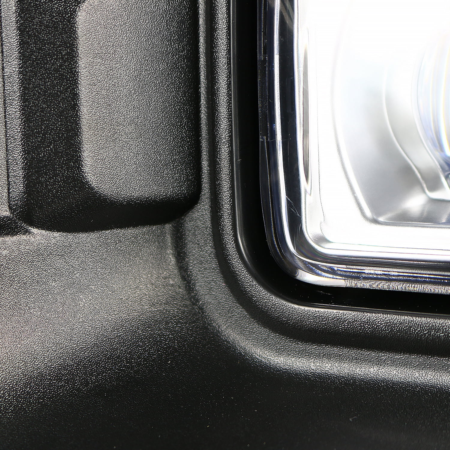 Spec-D Tuning Black Housing Clear Lens LED Fog Lights + Built-In LED Bulbs Compatible with 2015-2017 Ford F150 L+R Pair Assembly