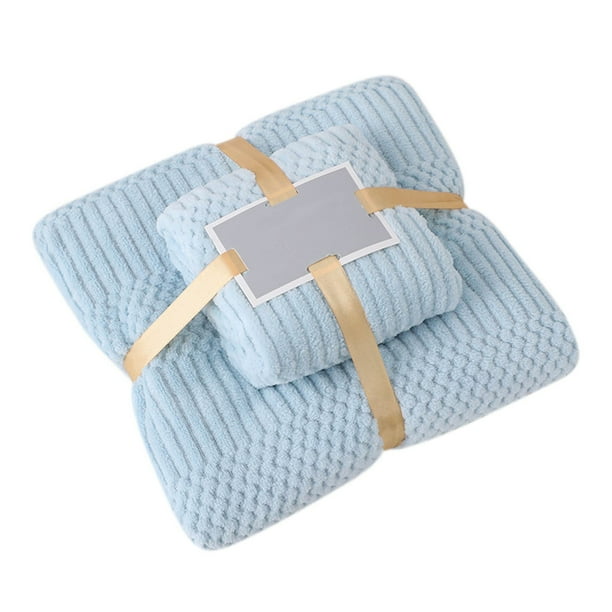 Juegos de Regalo para Hombres Nuevo Lucky Coral Peluche Toalla Y Set de Toallas de Baño Devolución de Regalo Actividad Suave Y Absorbente Casa Toallas Diarias Juegos de Regalo de Navidad