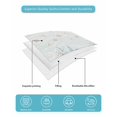 thumbnail image 5 of Aqua Coastal Shell Twin XL Size Down Alternative Comforter, Lightweight Comforter Quilt Bedding Set with Pillow Shams Nautical Coral Starfish Seahorse All Seasons Bed Comforter Duvet Insert 68"x98", 5 of 7