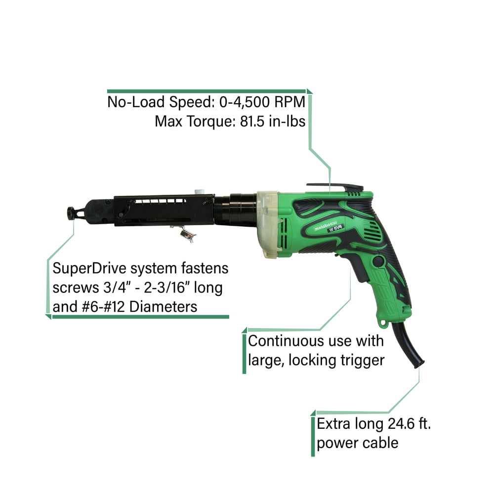 Metabo Hpt Superdrive Collated Screwdriver