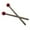 Red, variant on 2 Pieces Rubber Mallet Percussion Instrument with Wooden Handle for Practitirs Gong Woodblock Drum Bells Black