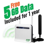 Jolt Mobile 4G LTE WiFi Router Modem Combo | Wireless Home Internet Box & Mobile Hotspot Device | High-Speed WiFi for Home, Office, RV, Travel
