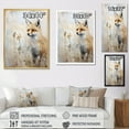 thumbnail image 4 of Designart "Fox Portrait In Minimalist Forest Setting II" Animals Fox Floater Framed Canvas Wall Art, 4 of 5