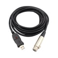 thumbnail image 1 of Cable de micrófono USB 2.0 de metal Cable convertidor de enlace de micrófono sin conductor Cables de conector de cable de audio Inevent EL5004-00, 1 of 7