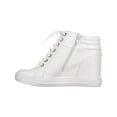 thumbnail image 3 of Womens Aldo Kaia Hidden Wedge Fashion Sneakers, White, 5 US / 35 EU, 3 of 5