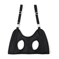 thumbnail image 2 of Cat Grooming Sling Hanging Restraint Bag Breathable Hands Free Suspended Support for Cats Small Dogs Bathing Nail Trimming Ear Cleaning Scratch Proof(Black-M), 2 of 6