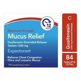 Equate Mucus ER Extended-Release Tablets, 600 mg, 20 Count - Walmart ...