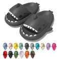 thumbnail image 1 of Sandalias Rosyclo Shark Cloud de EVA, suaves, antideslizantes, gris claro 7-7.5, 1 of 5