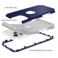 thumbnail image 3 of Decase Compatible with Apple iPhone 16 Pro Max Phone Case,Shockproof Three Layer Heavy Duty Soft Silicone Rubber Bumper+Hard Plastic Hybrid Protective Case for iPhone 16 Pro Max,Darkblue, 3 of 5