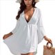 thumbnail image 2 of Traje de Baño para Mujer, Vestido de con Cuello en V, Pareo de Bikini Fluido M, 2 of 9