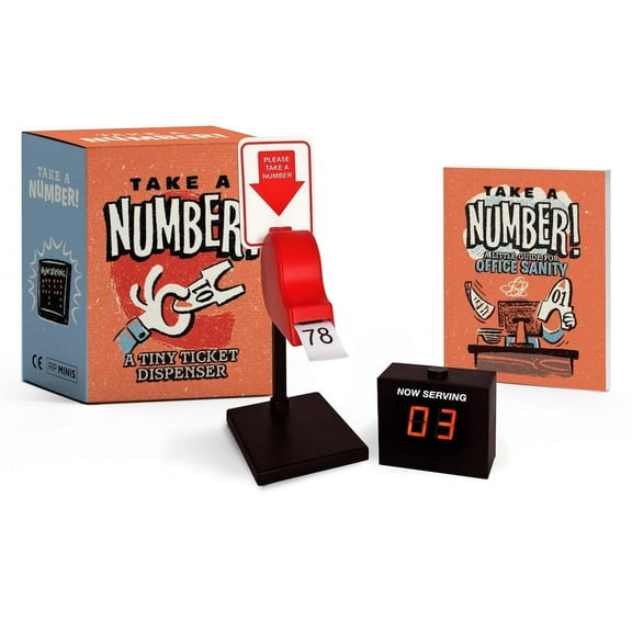 Rp Minis Take a Number!: A Tiny Ticket Dispenser, (Paperback)