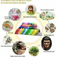 thumbnail image 4 of 24 Colors Soft Polymer Clay Set Oven Bake DIY Air Dry Modeling Tools Kids Toy, 4 of 5