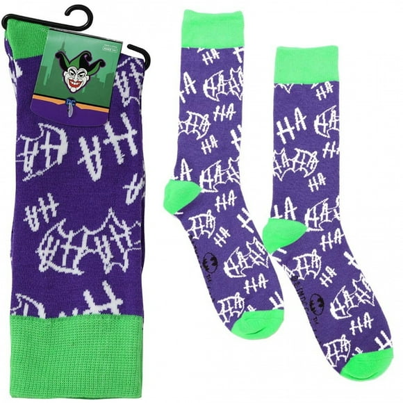 Joker Chaussettes Crew pour Hommes Maniacal Rire
