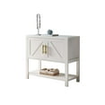 thumbnail image 4 of InRoom Furniture C1278 36 x 15 x 32 in. Console Table, White, 4 of 6