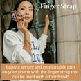 thumbnail image 3 of WALLI CASES for iPhone 13 Pro Max Case Aesthetic Wallet Phone Case Card Holder, Securely Holds up to 2 Cards - Cute, Trendy Phone Cover for Women, fits iPhone 13 Pro Max, w/ Kickstand & Finger Strap, 3 of 7