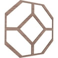 thumbnail image 3 of 33"W x 33"H x 3/8"T Extra Large Cameron Decorative Fretwork Wood Ceiling Panels, Walnut, 3 of 10