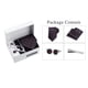 thumbnail image 5 of Juego de corbatas Allegra K para hombres con lunares azul oscuro rojo One Size, 5 of 6