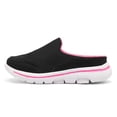 thumbnail image 4 of Mujer Mule Zuecos Zapatillas sin cordones Zapatos para caminar con soporte para el arco Interior (Negro 38), 4 of 6