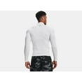 thumbnail image 2 of Under Armour Men's ColdGear Armour Compression Mock Shirt 1366072-100 White, 2 of 2