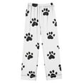 thumbnail image 6 of Tnhcen Dog Paw Footprint Womens 2025 Pajama Sets Long Sleeve Sleepwear Soft Pjs Set Winter 2 Piece Nightwear, 6 of 8