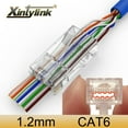 xintylink rj45 connector cat6 cable plug cat5e rg45 network