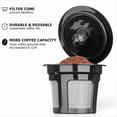 thumbnail image 3 of Reusable K Cups for K Mini, K Elite, K Classic, K Compact, K Latte, K Select and All 2.0 & 1.0 Coffee Makers 2PCS, 3 of 6