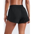 thumbnail image 2 of CRZ YOGA Running Shorts for Women 3" Mesh Liner Quick Dry for Workout Sport Athletic with Zipper Pocket, 2 of 4
