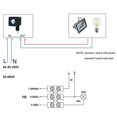 thumbnail image 4 of Volkmi Lumière de Projection LED Capteur Infrarouge pour Corps Humain 85-265V MR-HW209, 4 of 8