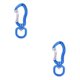 thumbnail image 1 of Eigraketly Mosquetón Llavero Pesca Viajar 360 grados Hamaca giratoria Ganchos Hebilla Clips Equipo al aire libre Equipo deportivo Azul Azul 2Conjunto, 1 of 6