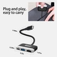 thumbnail image 7 of Switch Dock for Nintendo Switch/OLED Switch,RREAKA Portable TV Dock with 4K HDMI USB 3.0 Port and 100W Charging,Travel Dock Replacement for Switch, 7 of 7
