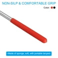 thumbnail image 3 of Unique Bargains 3.3ft Telescopic Handheld Flagpoles Tour Guide Flag Pole with Clips for Teaching Red, Black, 2 Pack, 3 of 7