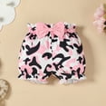 thumbnail image 6 of CAICJ98 Newborn Baby Girls Clothes Summer Outfits Heart Print Short Sleeve Romper Shorts with Headband (Red,3-6 Months), 6 of 6