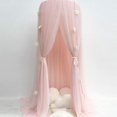 thumbnail image 2 of Ciel de lit princesse avec dentelle, moustiquaire pour enfant, rond, dôme, tente de jeu, décoration à suspendre pour bébé enfant, intérieur et extérieur esquí esquí Gafas de esquí, 2 of 5