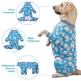 thumbnail image 3 of Pijama para perros LovinPet Happy Hippo con estampado azul para perros grandes, 3 of 7