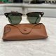 thumbnail image 1 of RB-Hip Hop-sunglasses CLUBMASTER CLASSIC POLARIZEDFRAME Polished Tortoise/Gold LENSES - G-15 Green, 1 of 5