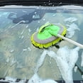 thumbnail image 3 of MasteelfCA Creative Three Section Retractable Car Wash Mop Cover Wool Washing Tools for Green, 3 of 8