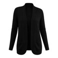 thumbnail image 5 of XIAOCHA Womens Ribbed Knit Cardigan Open Front Long Sleeve Pocket Outerwear Sweater, 5 of 5