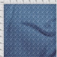 thumbnail image 3 of oneOone Cotton Silk Blue Fabric Giraffe Animal Skin Quilting Supplies Print Sewing Fabric By The Yard 42 Inch Wide, 3 of 4