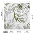thumbnail image 3 of Sage Green Botanical Bathrobe Plush Bathrobe Cozy Unisex Winter Bathrobe Warm Water Absorbent, 3 of 9