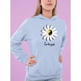 thumbnail image 2 of Daisy See The Good Hoodie Women -Image by Shutterstock, Female XX-Large, 2 of 4