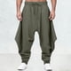 thumbnail image 1 of Ceisia Men's Trendy Solid Color Gift Plus Size Elastic Drawstring Waist Ankle Tied Casual Harem Pants, 1 of 5