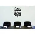 thumbnail image 1 of Decal Wall Sticker Dream Inspire Take Chances Create Imagine Text Lettering Inspirational Life QuoteHome Decor Picture Art 14 x 28 Inches, 1 of 1