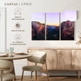 thumbnail image 5 of Elephant Stock Amazing Zion National Park Wall Art - Horizontal Multi Panel Canvas - Living Room Wall Decor - Nature Multi Panel - Brown And Pink Decor - 74" x 48", 5 of 8