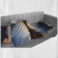 thumbnail image 6 of Night Soft Flannel Fleece Blanket, Eiffel Tower at Twilight Travel Destination Tourist Attraction Famous Monument, Cozy Plush for Indoor and Outdoor Use, 70" x 90", Pale Blue Yellow, by Ambesonne, 6 of 6