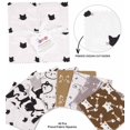 thumbnail image 3 of Soimoi Cat Print&nbsp;Precut 5-inch Cotton&nbsp;Fabric&nbsp;Quilting&nbsp;Squares&nbsp;Charm Pack DIY Patchwork Sewing Craft- Brown, Grey, Black & White, 3 of 3