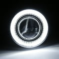 thumbnail image 5 of Spec-D Tuning Universal 3" Round White LED Halo Angel Eyes Bumper Driving Projector Fog Lights Left + Right Pair, 5 of 7